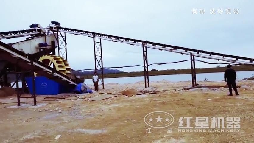 制砂洗沙现场 制砂洗沙现场