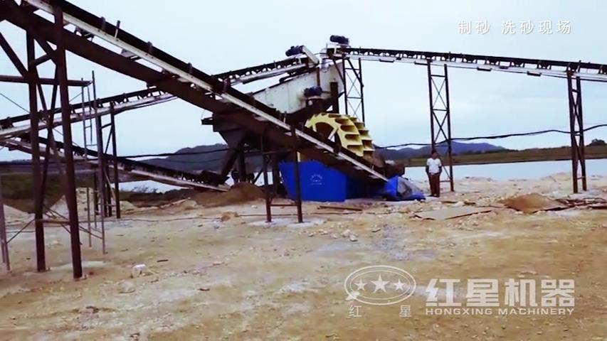 制砂洗沙现场 制砂洗沙现场