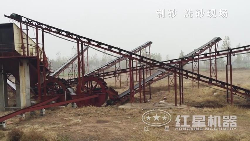 制砂洗沙现场 制砂洗沙现场