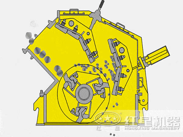 明矾石反击式破碎机工作原理 明矾石反击式破碎机工作原理