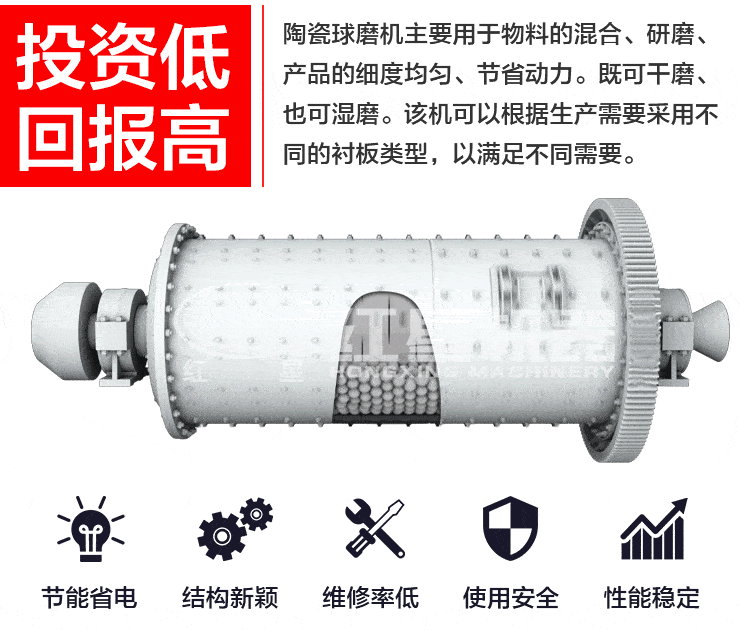 铁矿石球磨机结构及性能优势 铁矿石球磨机结构及性能优势