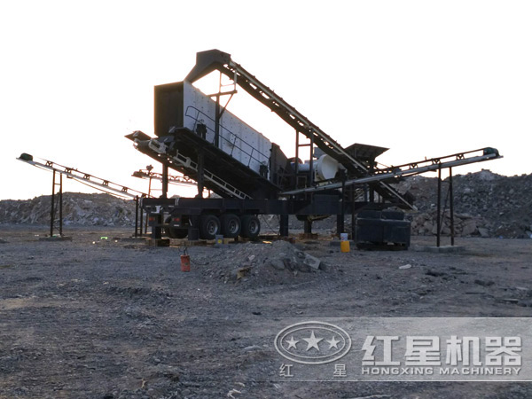 环保型移动石子破碎机处理建筑垃圾现场 环保型移动石子破碎机处理建筑垃圾现场