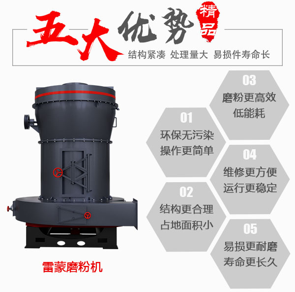 高压微粉磨设备性能特点 高压微粉磨设备性能特点
