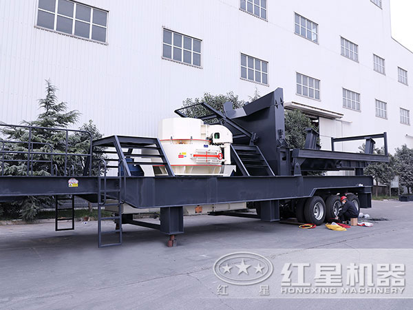 小型流动一体碎沙机设备 小型流动一体碎沙机设备