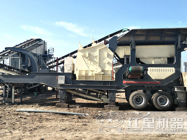HX1149F1315轮胎反击破移动破碎机站生产现场实拍 HX1149F1315轮胎反击破移动破碎机站生产现场实拍