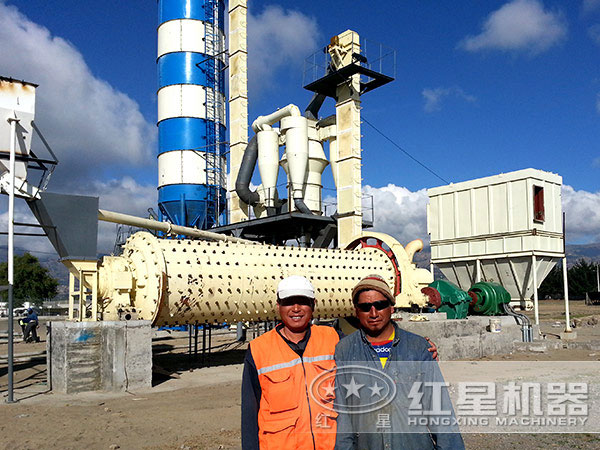天博钢渣设备生产现场用户留念 天博钢渣设备生产现场用户留念
