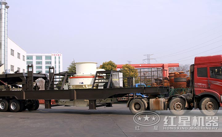 现在买小型移动河卵石制砂生产一体机厂区实拍 现在买小型移动河卵石制砂生产一体机厂区实拍
