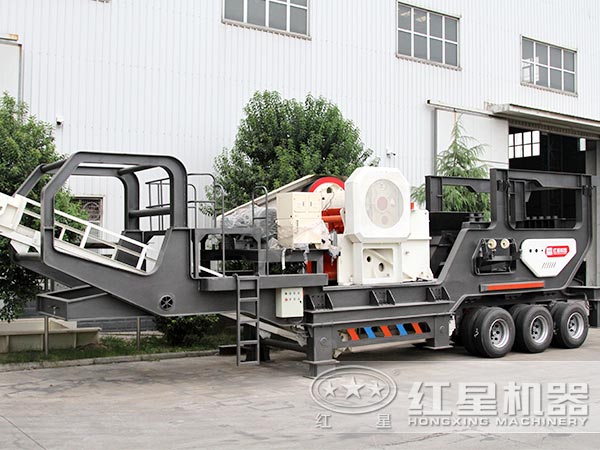 建筑垃圾移动破碎站设备 建筑垃圾移动破碎站设备