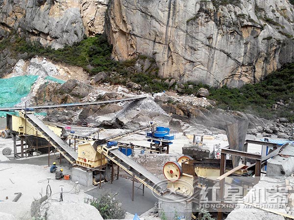 砂石厂实拍 砂石厂实拍