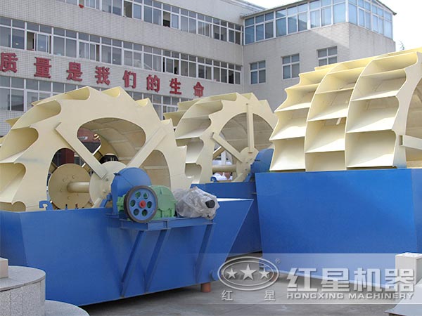 天博机器三排轮斗式洗砂机厂家现货实拍 天博机器三排轮斗式洗砂机厂家现货实拍