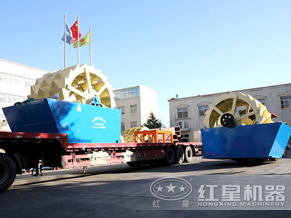风化砂洗砂机设备发货现场 风化砂洗砂机设备发货现场