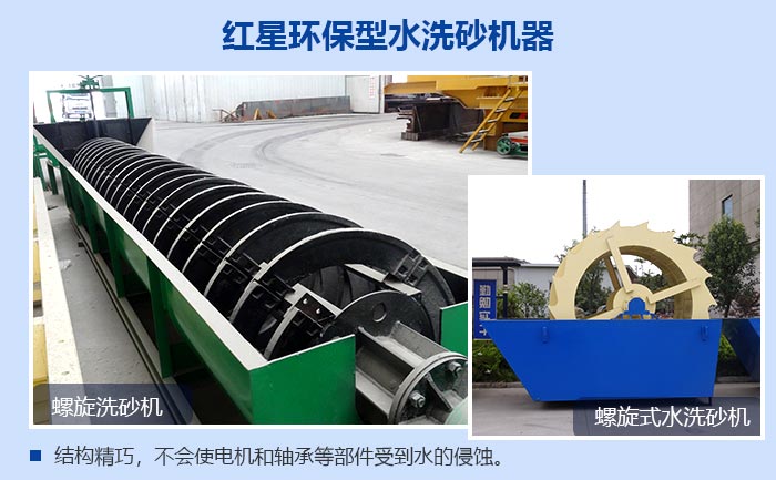 天博环保型水洗砂机器主要特点 天博环保型水洗砂机器主要特点