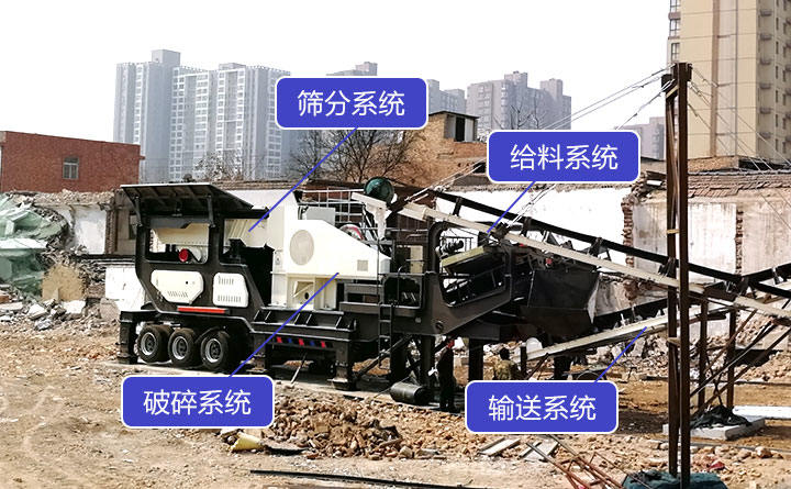车载移动混凝体破碎机设备展示 车载移动混凝体破碎机设备展示