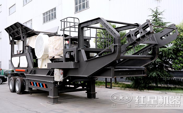 移动鄂破破碎机设备实拍 移动鄂破破碎机设备实拍