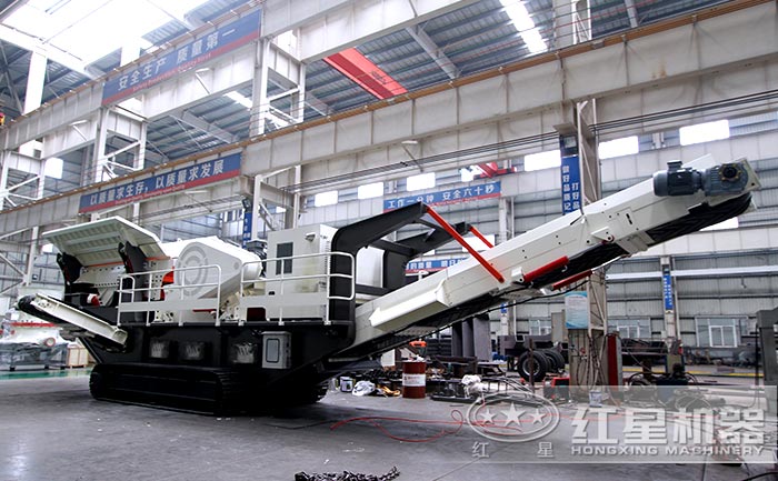 HX938HD98履带移动鄂破破碎机站实拍 HX938HD98履带移动鄂破破碎机站实拍