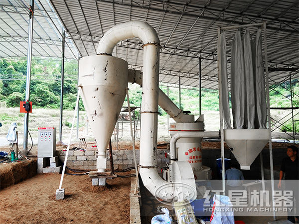 山西用户磨石灰石生产现场 山西用户磨石灰石生产现场