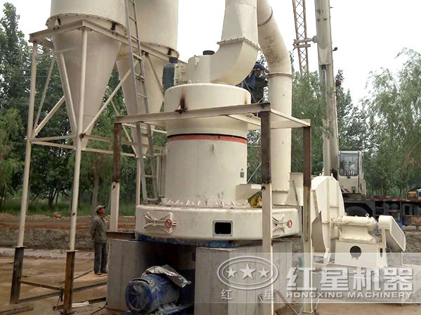 天博方解石用户磨粉现场 天博方解石用户磨粉现场