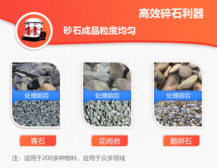 圆锥破碎机使用范围 圆锥破碎机使用范围