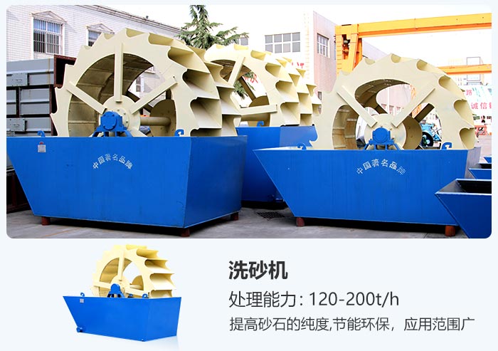 3000吨/天的轮斗式洗砂机实拍 3000吨/天的轮斗式洗砂机实拍