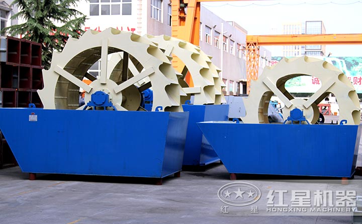 双轮洗砂机设备厂区实拍 双轮洗砂机设备厂区实拍