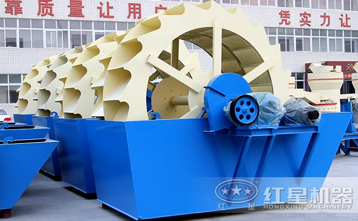 天博洗砂机厂区实拍 天博洗砂机厂区实拍