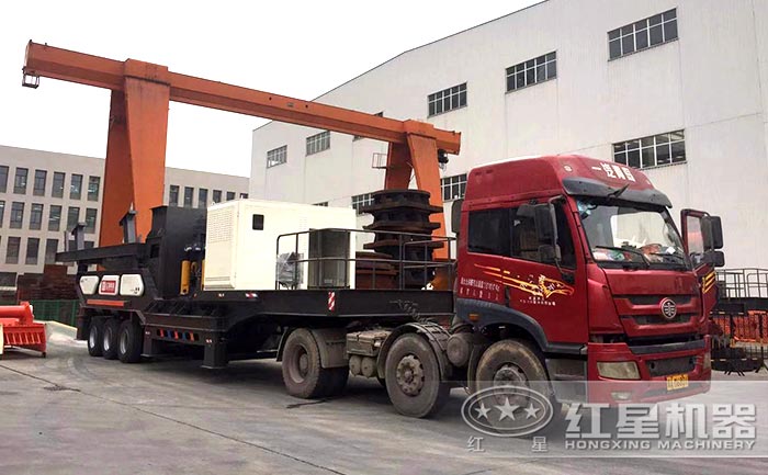 HX3S216GYS400轮胎圆锥破振动筛移动破碎站 HX3S216GYS400轮胎圆锥破振动筛移动破碎站