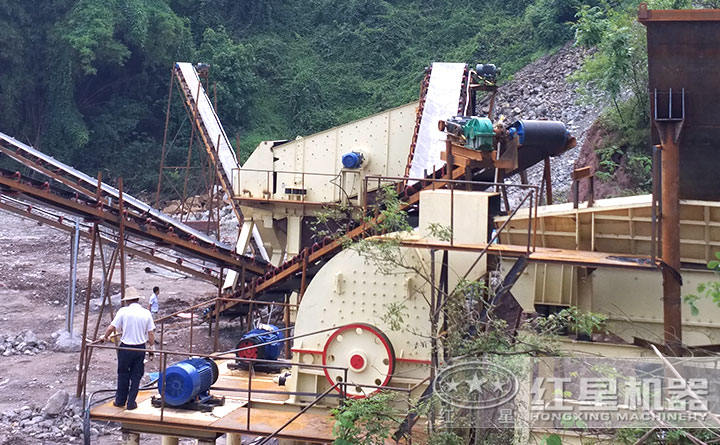 河南洛阳客户锤式破碎机客户现场 河南洛阳客户锤式破碎机客户现场