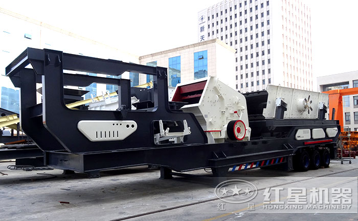 HX3S184F210车载渣土反击式粉碎、筛分机 HX3S184F210车载渣土反击式粉碎、筛分机