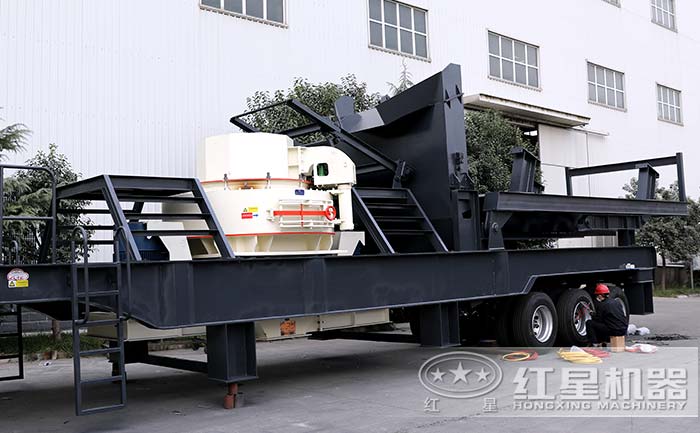 HX3S185GYS300车载渣土圆锥式粉碎、筛分机 HX3S185GYS300车载渣土圆锥式粉碎、筛分机