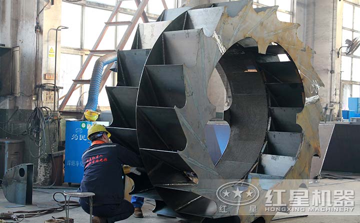 河卵石洗砂机生产车间 河卵石洗砂机生产车间