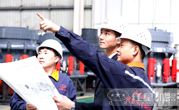 工程师为用户设计石子加工设备 工程师为用户设计石子加工设备