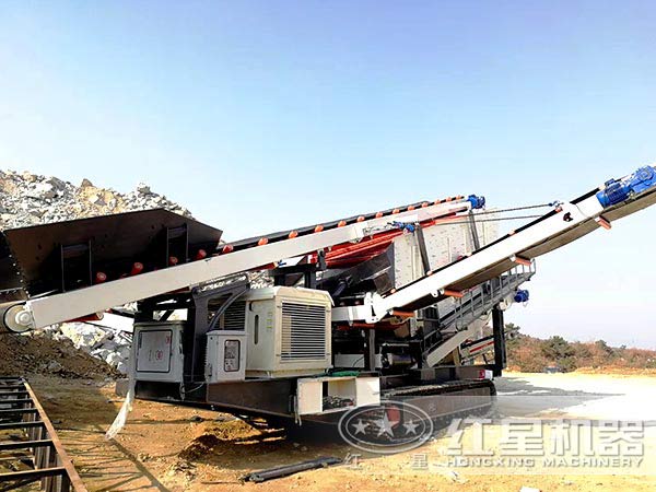 履带式圆锥破碎移动站 履带式圆锥破碎移动站