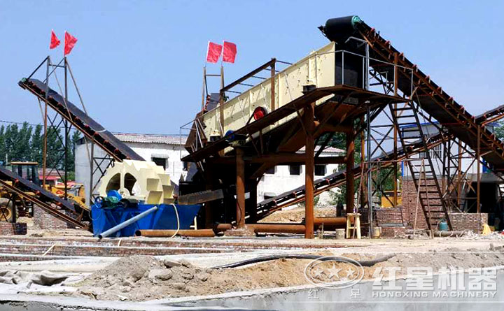 洗砂机设备洗砂客户现场 洗砂机设备洗砂客户现场