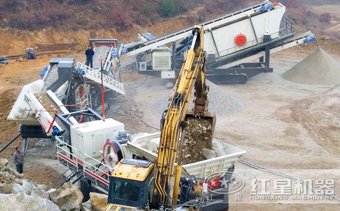 廊坊砂石料生产现场 廊坊砂石料生产现场