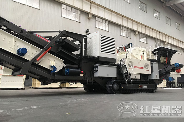 履带移动式建筑垃圾粉碎机 履带移动式建筑垃圾粉碎机