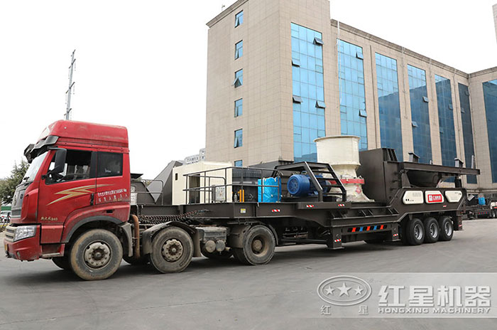 一小时产200吨移动式建筑垃圾粉碎机发货中 一小时产200吨移动式建筑垃圾粉碎机发货中