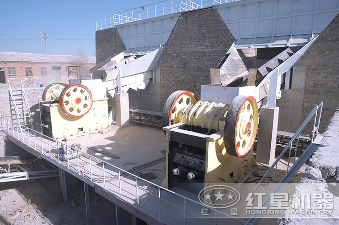 河北用户选用2台750X1060鄂破作业现场 河北用户选用2台750X1060鄂破作业现场