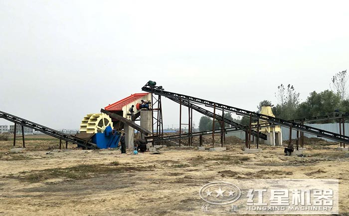 河北时产150吨的河石碎沙生产线 河北时产150吨的河石碎沙生产线