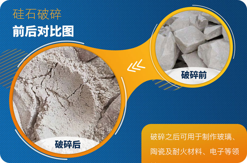 硅石粉碎效果 硅石粉碎效果